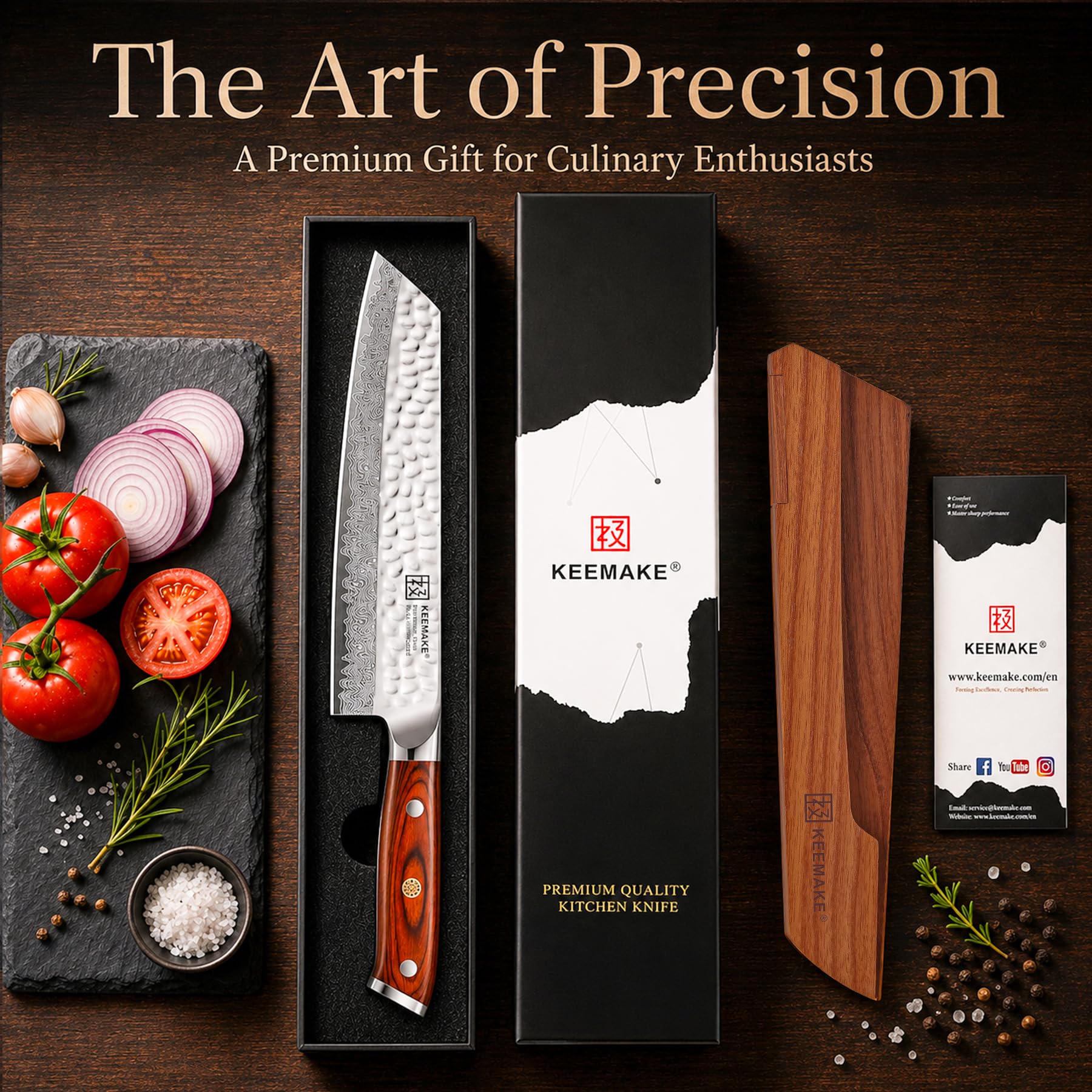 KEEMAKE présentation en coffret cadeau idéale pour anniversaires et occasions