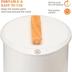 Keenray en usage dans salle de bain offrant serviette chaude et confort spa
