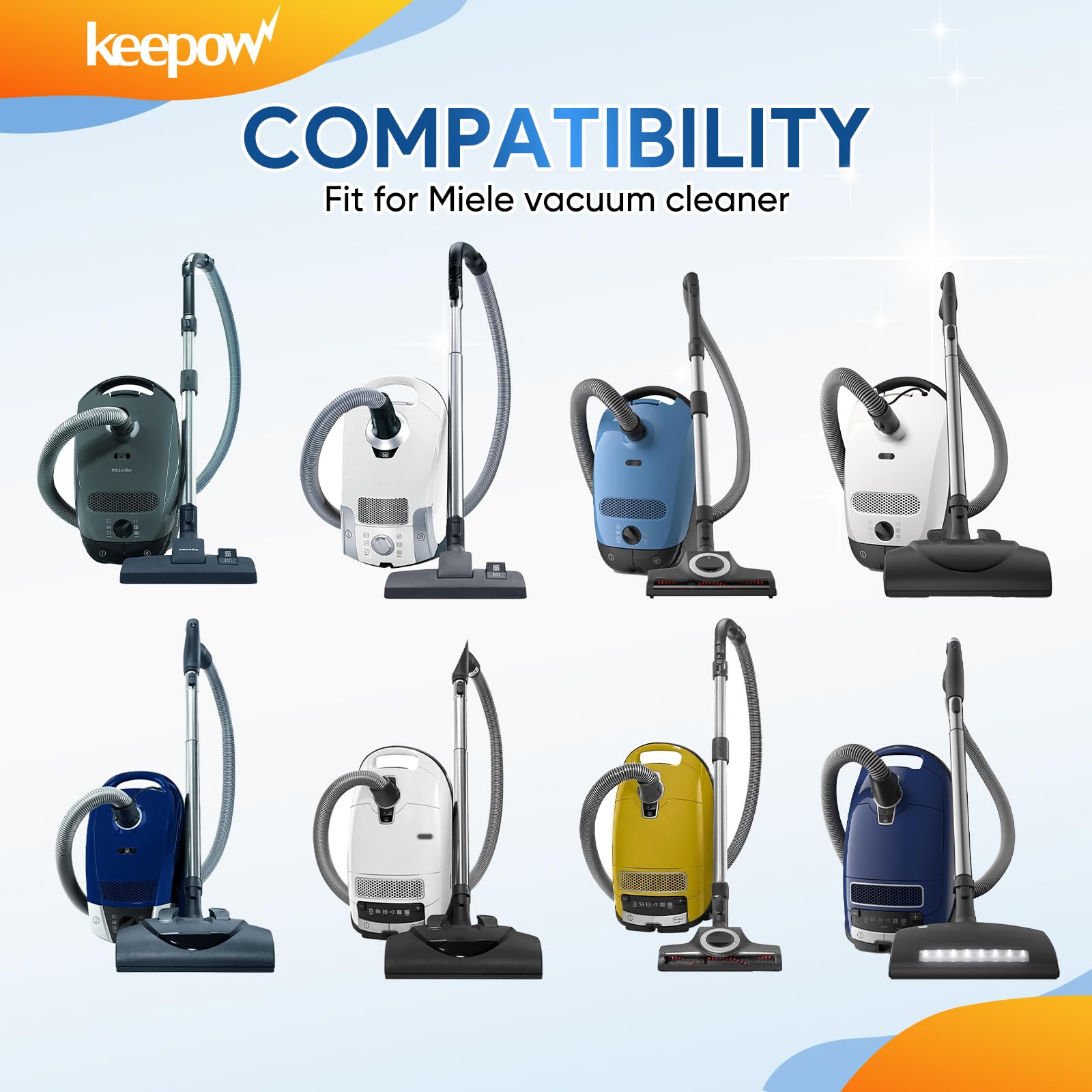 KEEPOW gros plan des poils rétractables garantissant nettoyage adapté