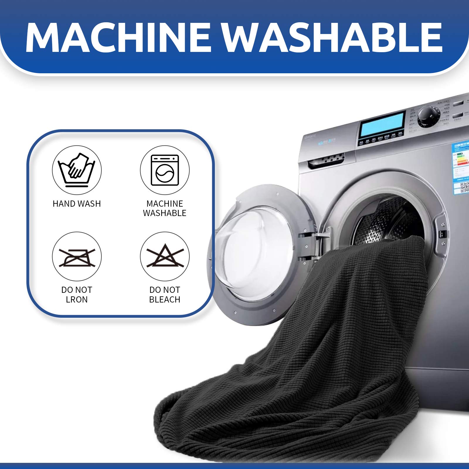 KEKUOU emballage et étiquette d'entretien pour lavage simple
