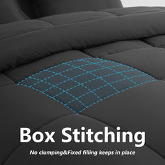 KELTARO couette sur lit king aspect soigné pour lits profonds