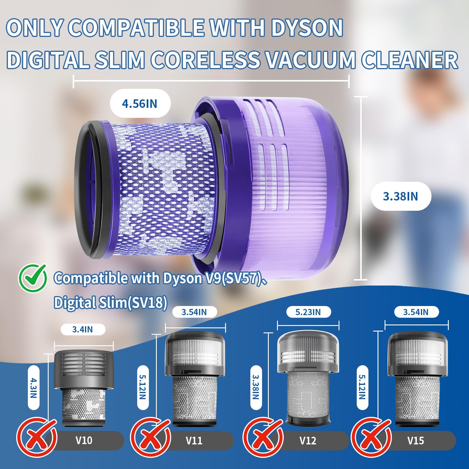 keluke filtre installé dans aspirateur pour performance restaurée