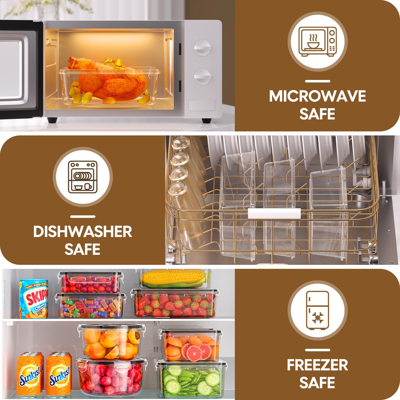 KEMETHY petit contenant rond pour sauces et collations pratiques