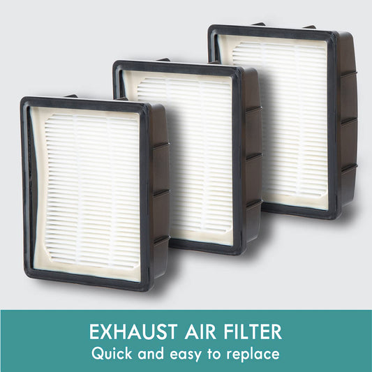 Kenmore filtre K3010 gros plan sur la fibre HEPA montrant capture efficace des particules