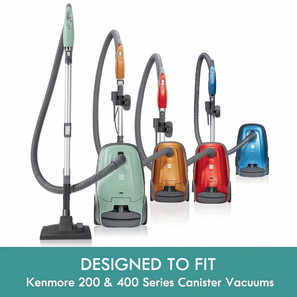 Kenmore filtre K3040 installé dans un aspirateur canister démontrant performance d'échappement