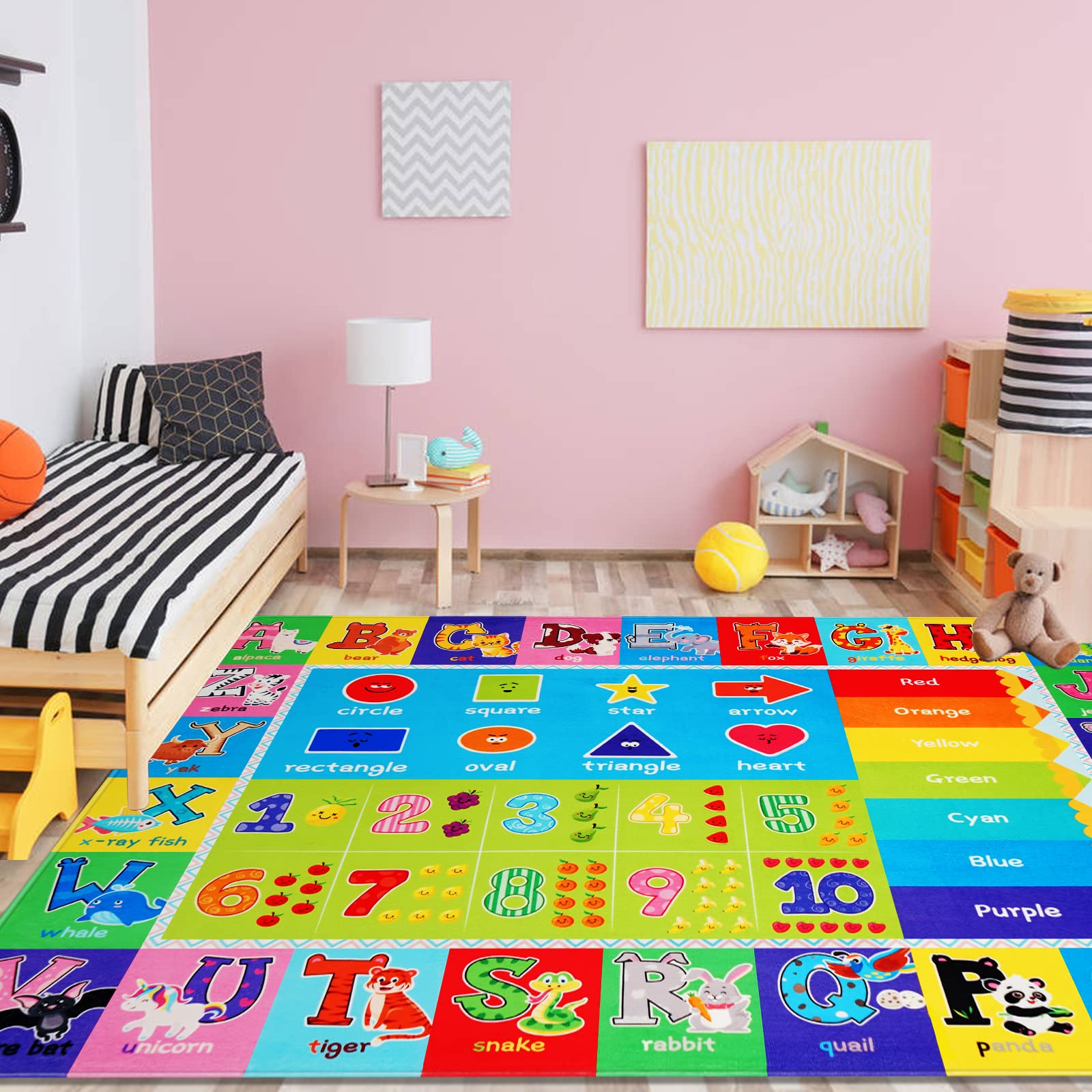 Kentaly motifs alphabet et chiffres, apprentissage ludique et clair