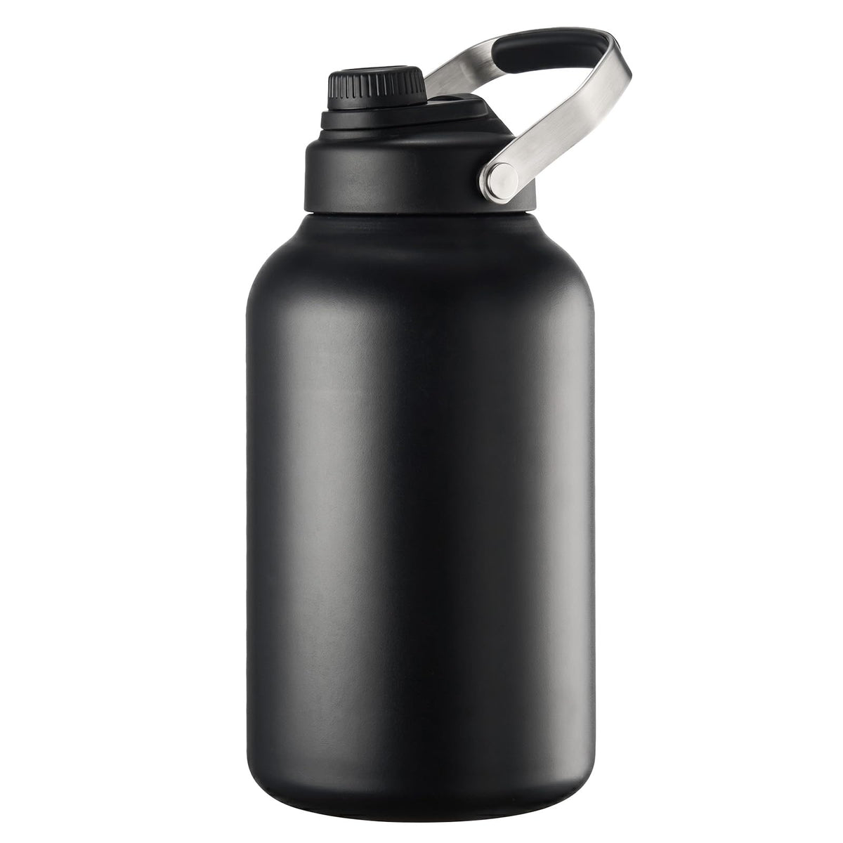 Kerilyn bouteille avant noire montrant design et capacité, parfait pour longues sorties