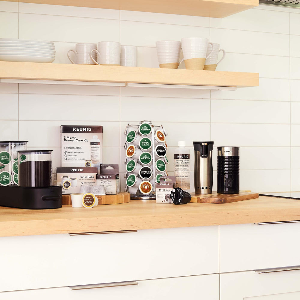 Keurig carrousel en situation bureau cuisine pour service invité pratique