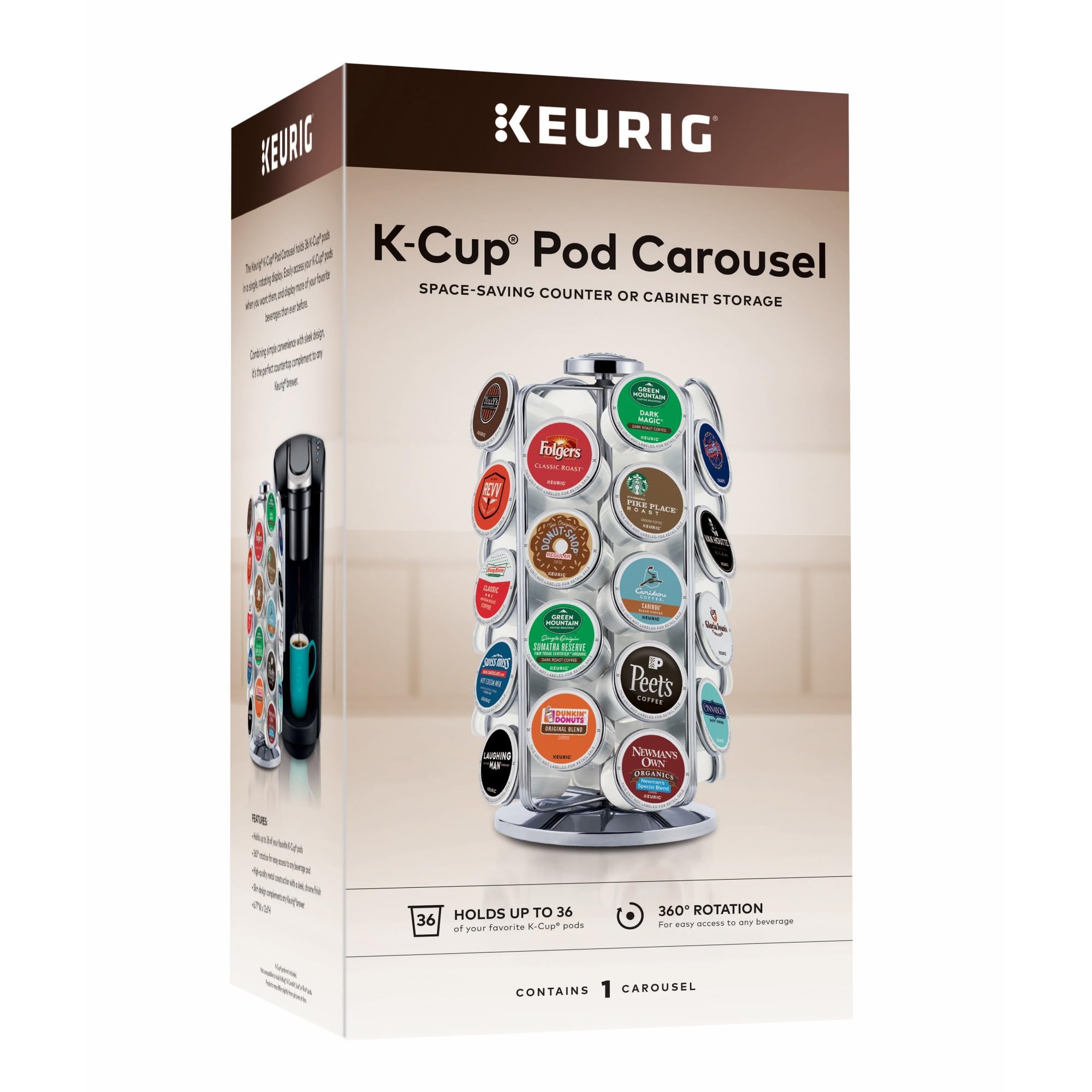 Keurig gros plan métal solide mettant en avant durabilité et style