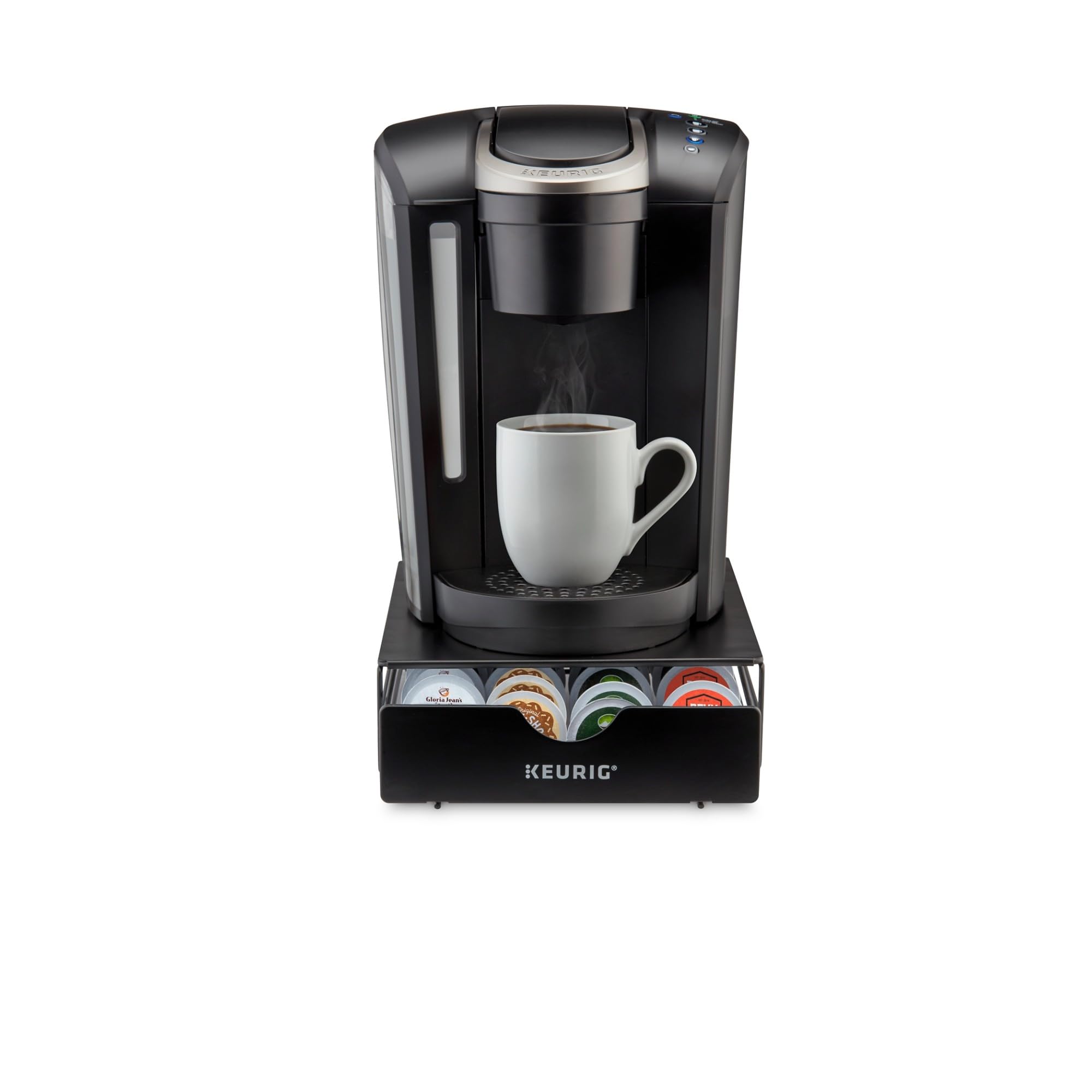 Keurig tiroir sous cafetière optimisant espace et organisation