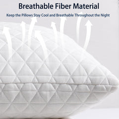 KEYOOHOME gros plan housse extérieure mélange bambou respirant pour confort frais
