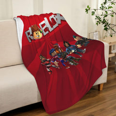 KFHDBYVT plaid face avant montrant le design et le fini cosy
