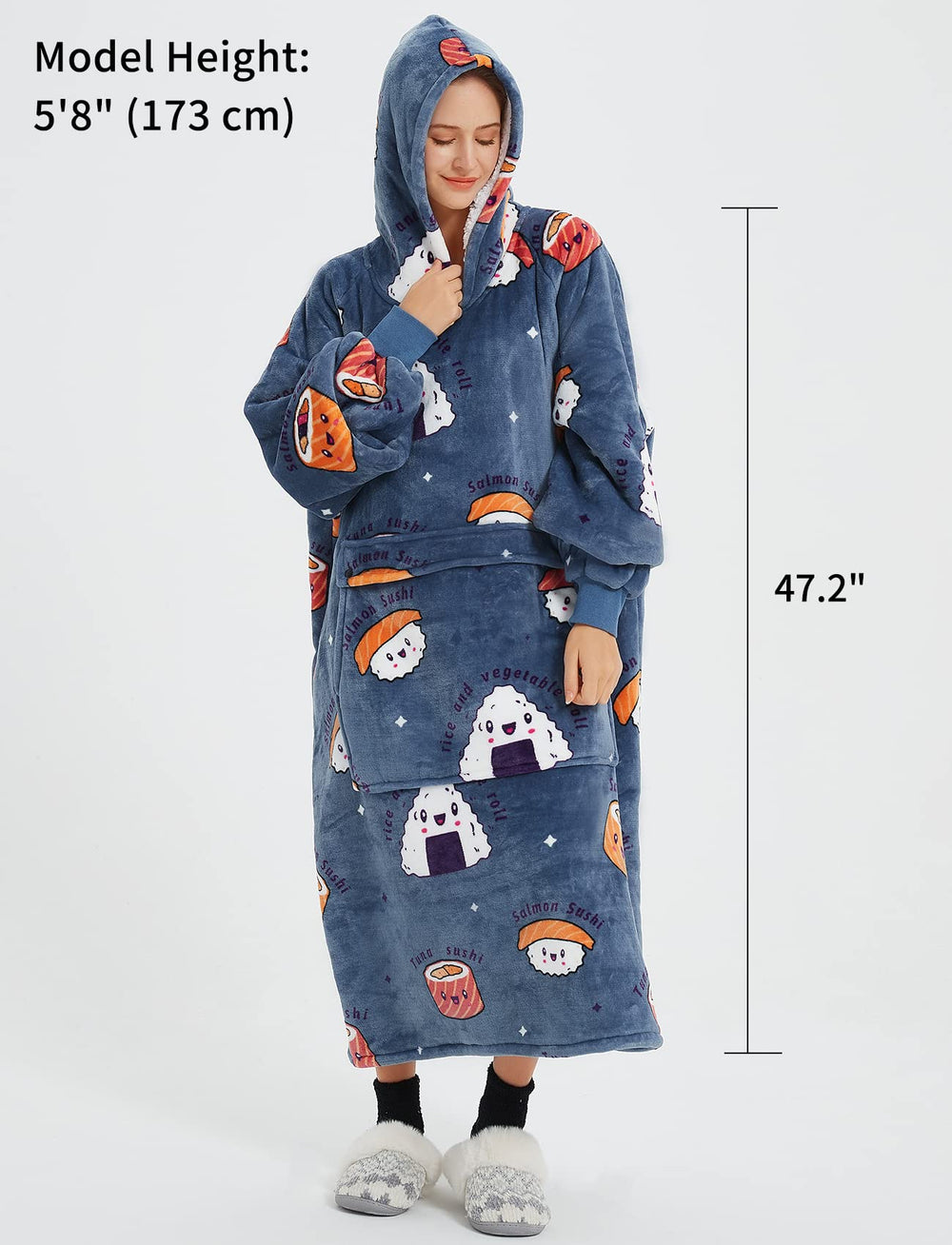 KFUBUO comparaison taille portée, coupe oversize confortable et ample