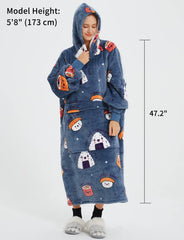 KFUBUO comparaison taille portée, coupe oversize confortable et ample