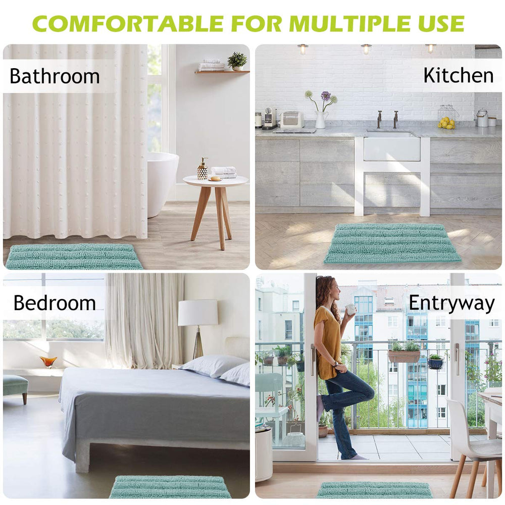 KGORGE tapis dans salle de bain décorative apportant touche aqua