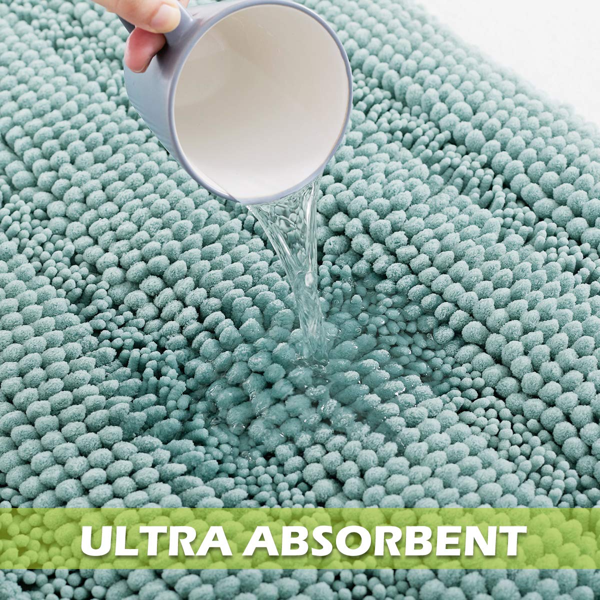 KGORGE tapis posé devant baignoire apportant confort et absorption