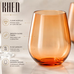 Khen comparaison taille main illustrant contenance 15 oz pratique
