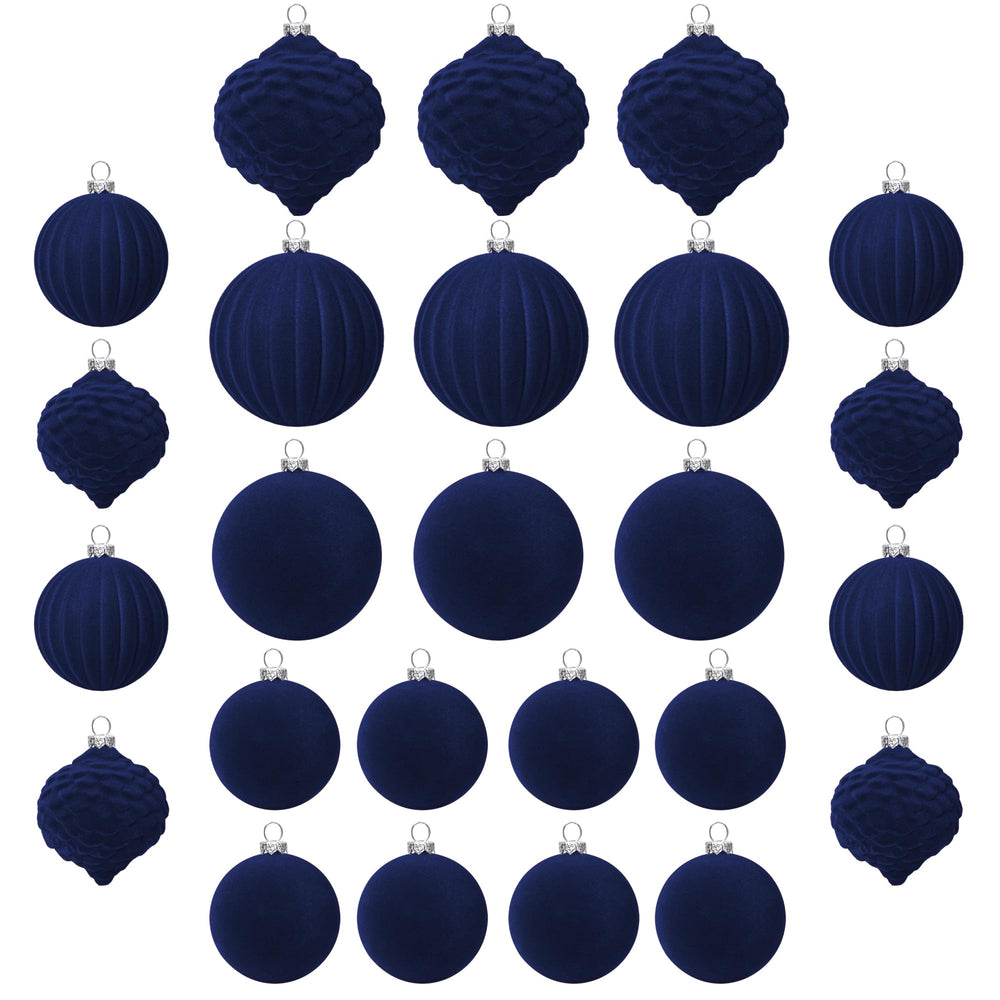 KI Store face du paquet de 25 boules velours bleu prêt à offrir
