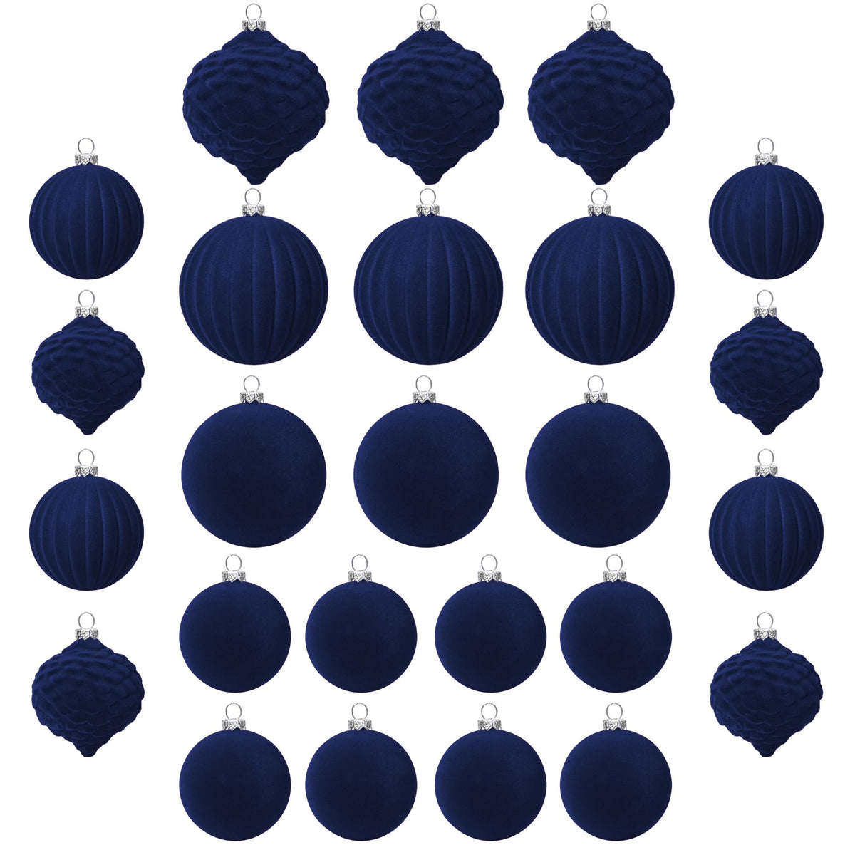 KI Store face du paquet de 25 boules velours bleu prêt à offrir
