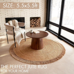 KIBAGA gros plan texture jute illustrant durabilité et confort