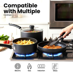 KICHLY casserole 20 cm avec couvercle retenant vapeur et chaleur
