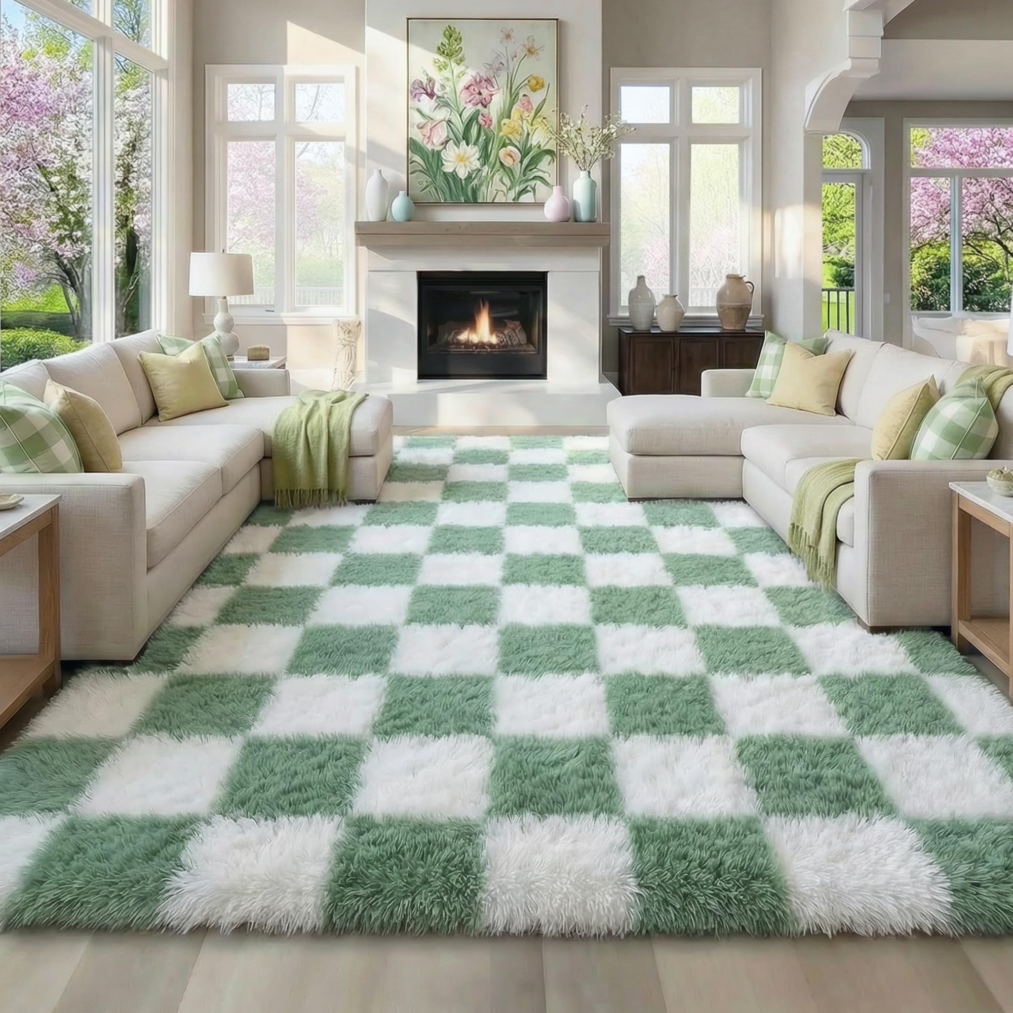 KICMOR vue avant du tapis 5x8 apportant confort et style