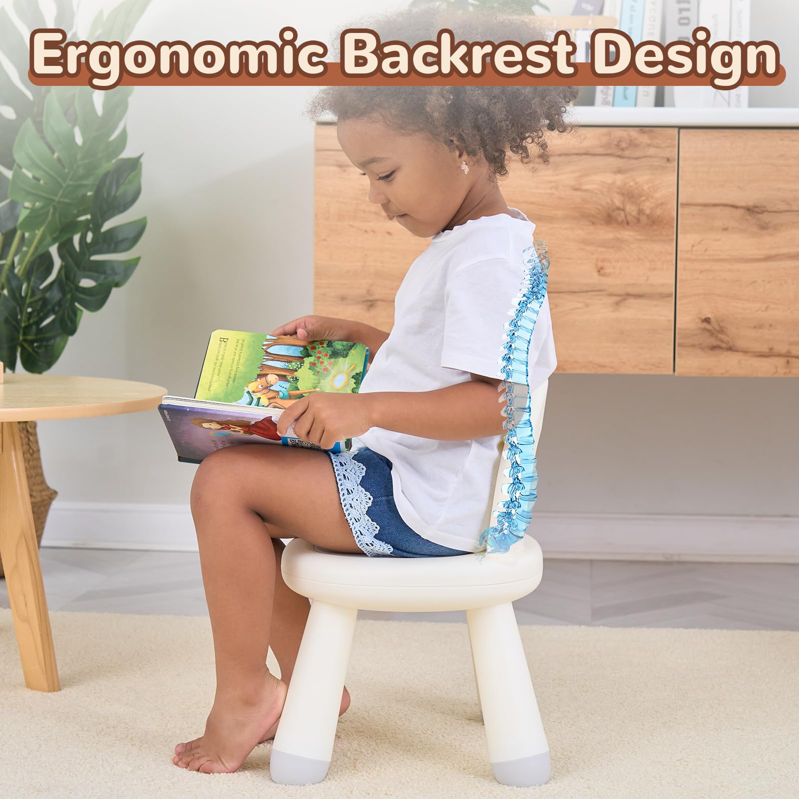 KidBloom chaise assise arrondie confortable pour les tout-petits