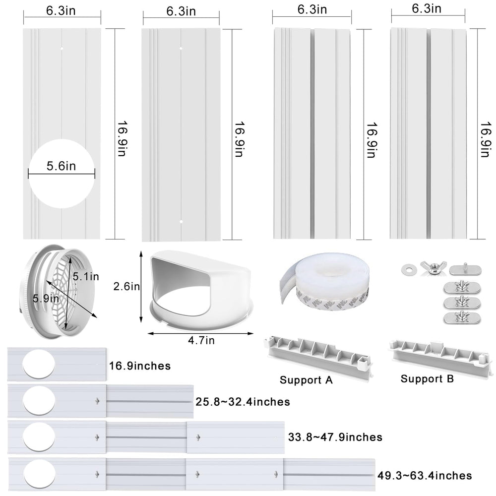 Kifiray vue d'ensemble des composants du kit, montage sans outil