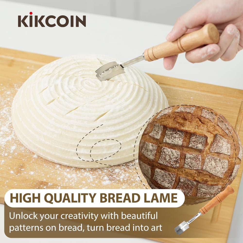Kikcoin banneton papiers cuisson empilés prêts à enfourner et protéger pâte
