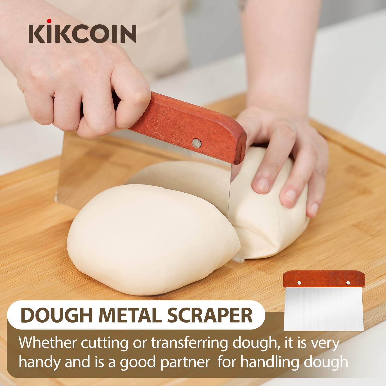 Kikcoin banneton raclette et fouet facilitant façonnage et préparation rapide