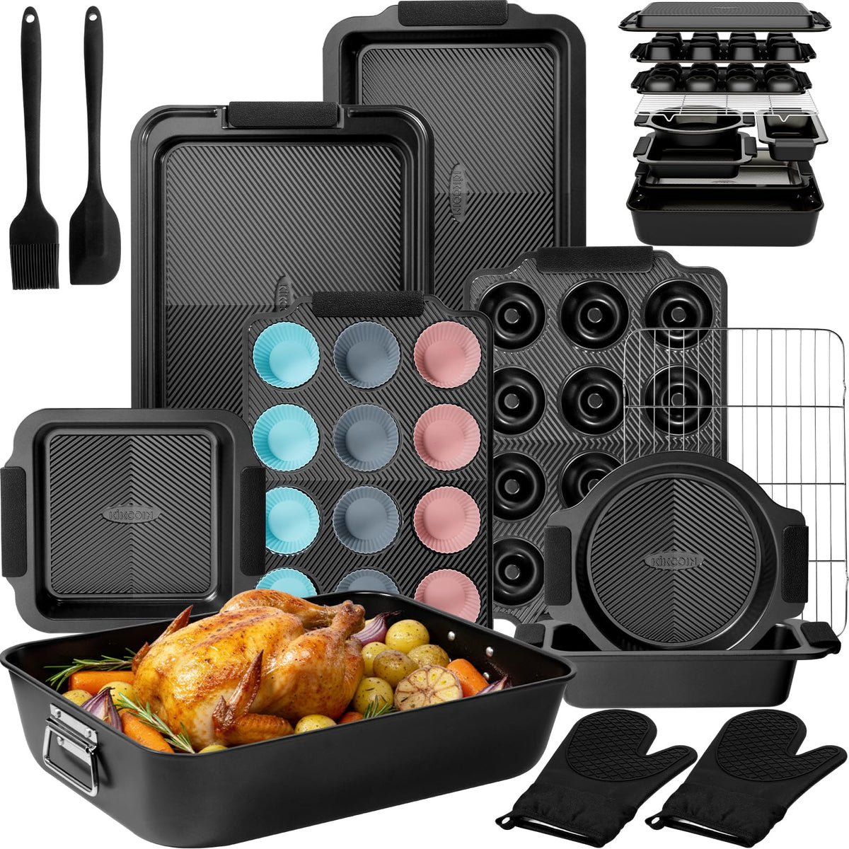 Kikcoin aperçu complet du coffret 25 pièces pour organiser gain de place