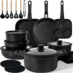 Kikcoin ensemble 30 pièces présenté devant pour équiper toute cuisine