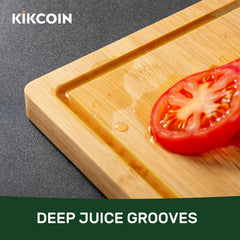 Kikcoin détail de la gouttière profonde captant les jus et évitant les débordements