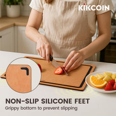 Kikcoin planche avec rigole collecte jus proprete