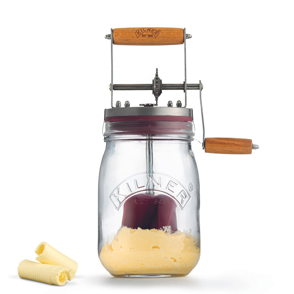 Kilner bocal vintage face montrant la capacité et l'utilisation facile