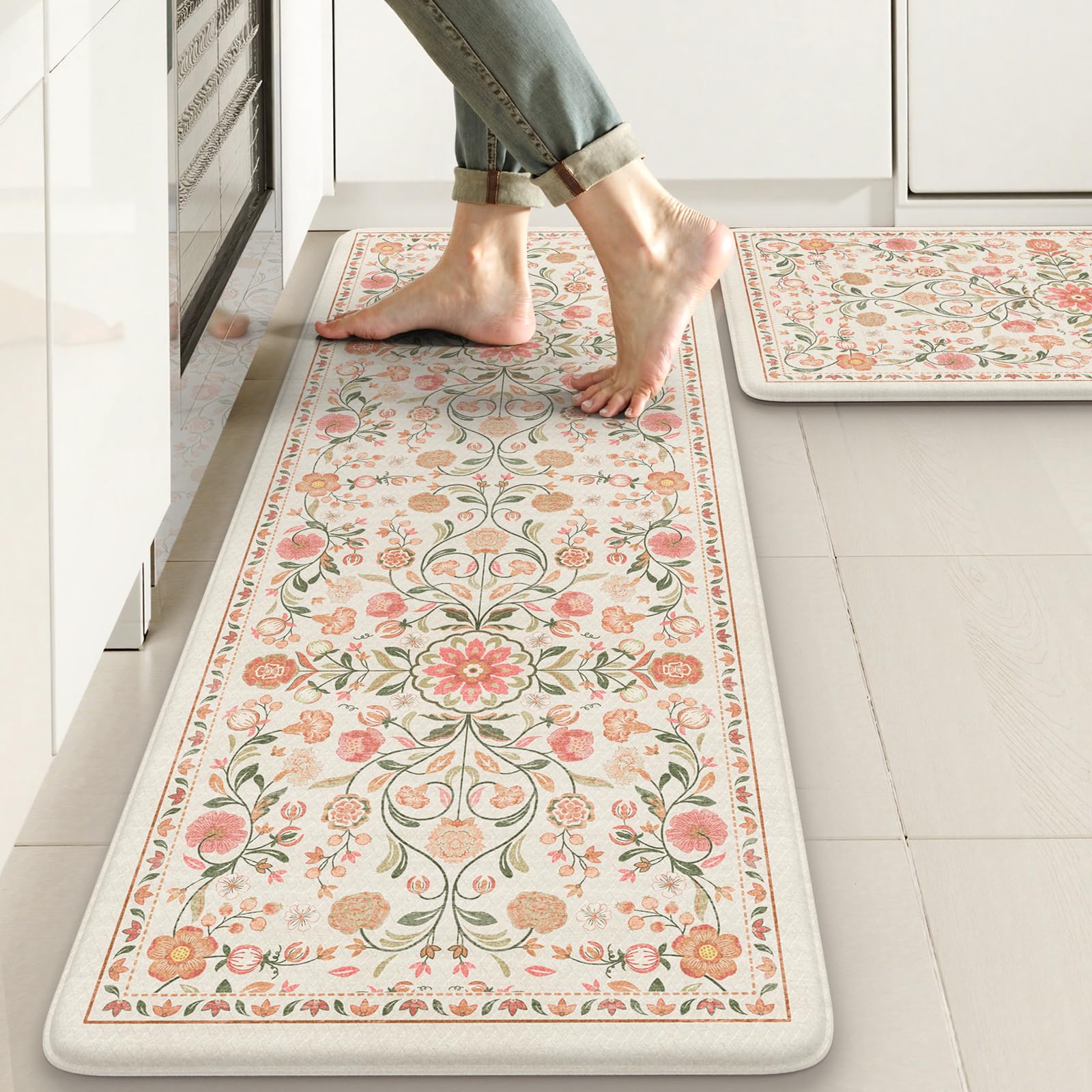 KIMODE tapis devanture emballage montrant le set prêt à l'emploi et gain de confort