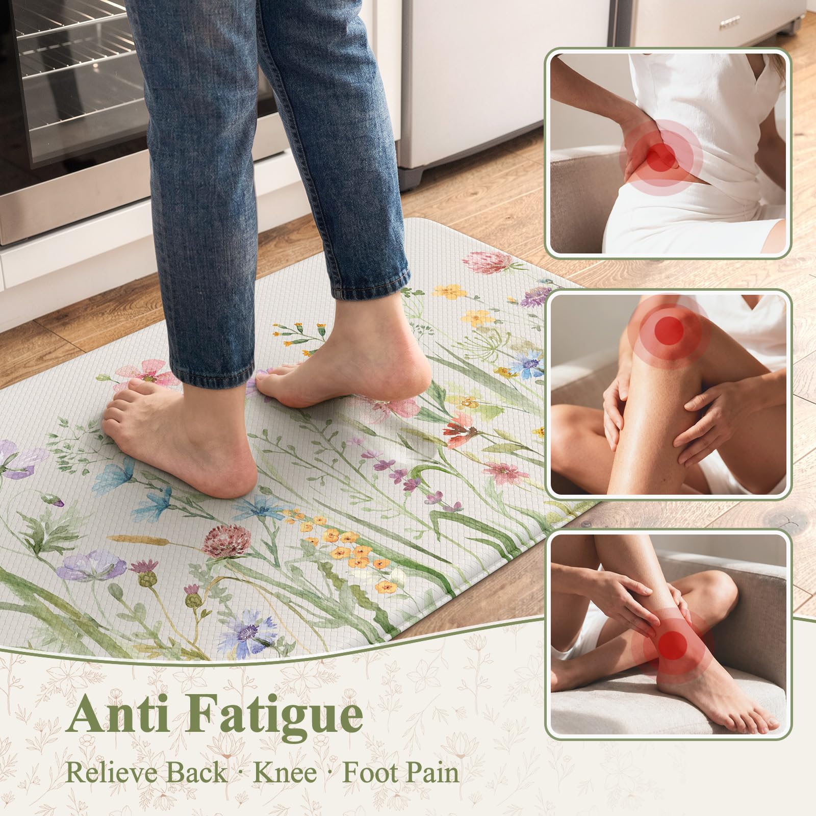 KIMODE petit tapis près du lave-main offrant soutien et sécurité