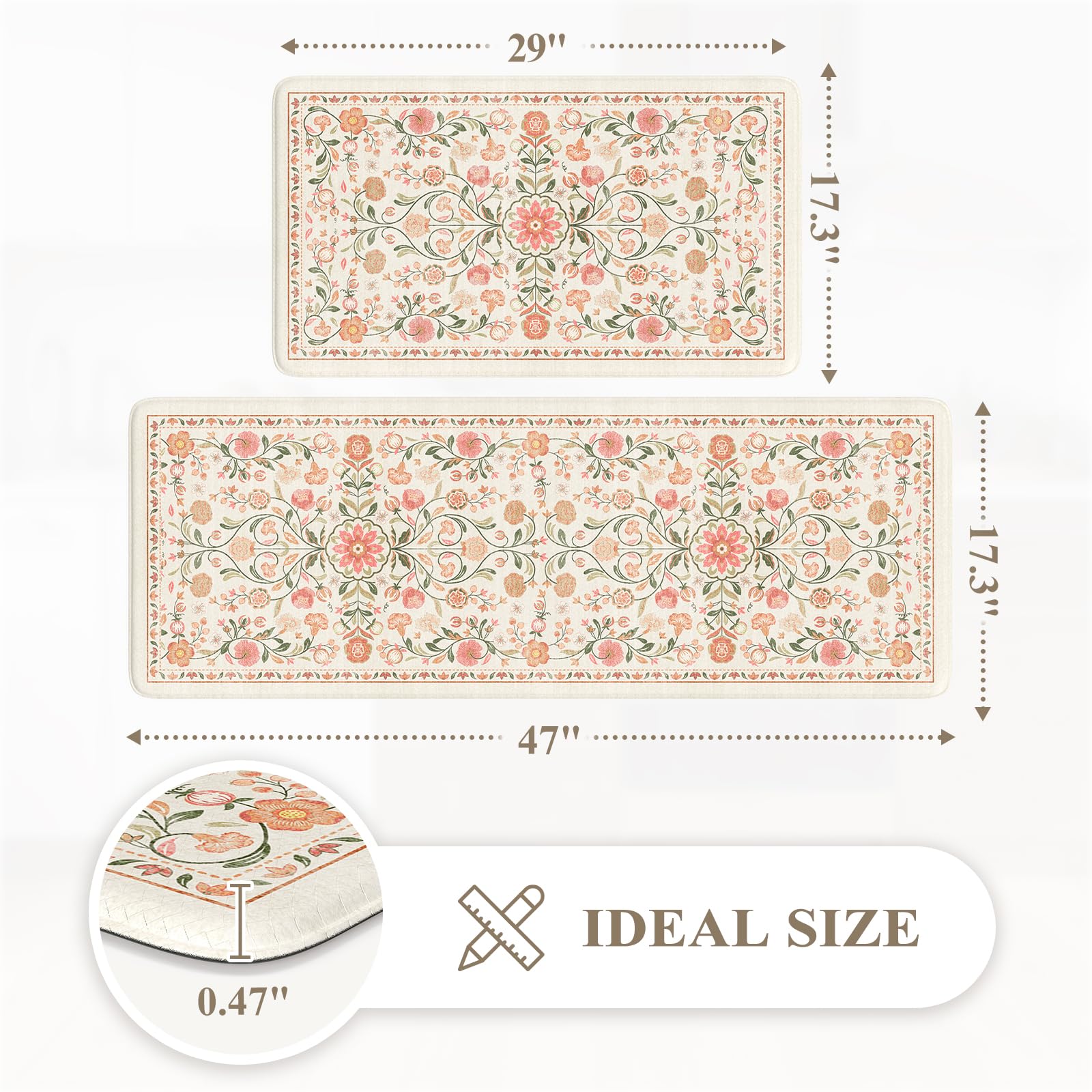 KIMODE tapis placé près de la cuisinière réduisant la fatigue pendant la cuisson