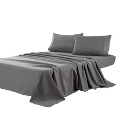 Kingnex drap plat face avant gris montrant la taille et finition douce