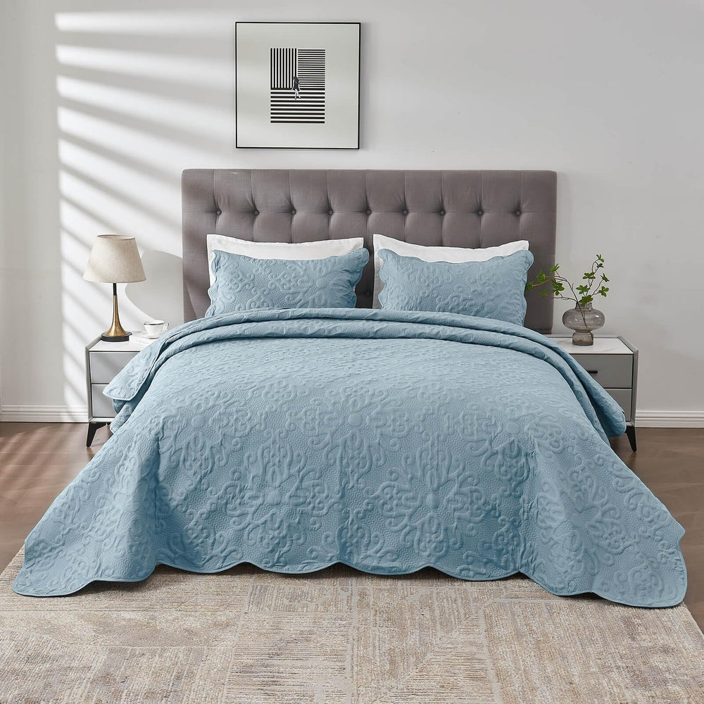 Kingnex comparaison d'échelle montrant dimensions 128x120 et tombé jusqu'au sol