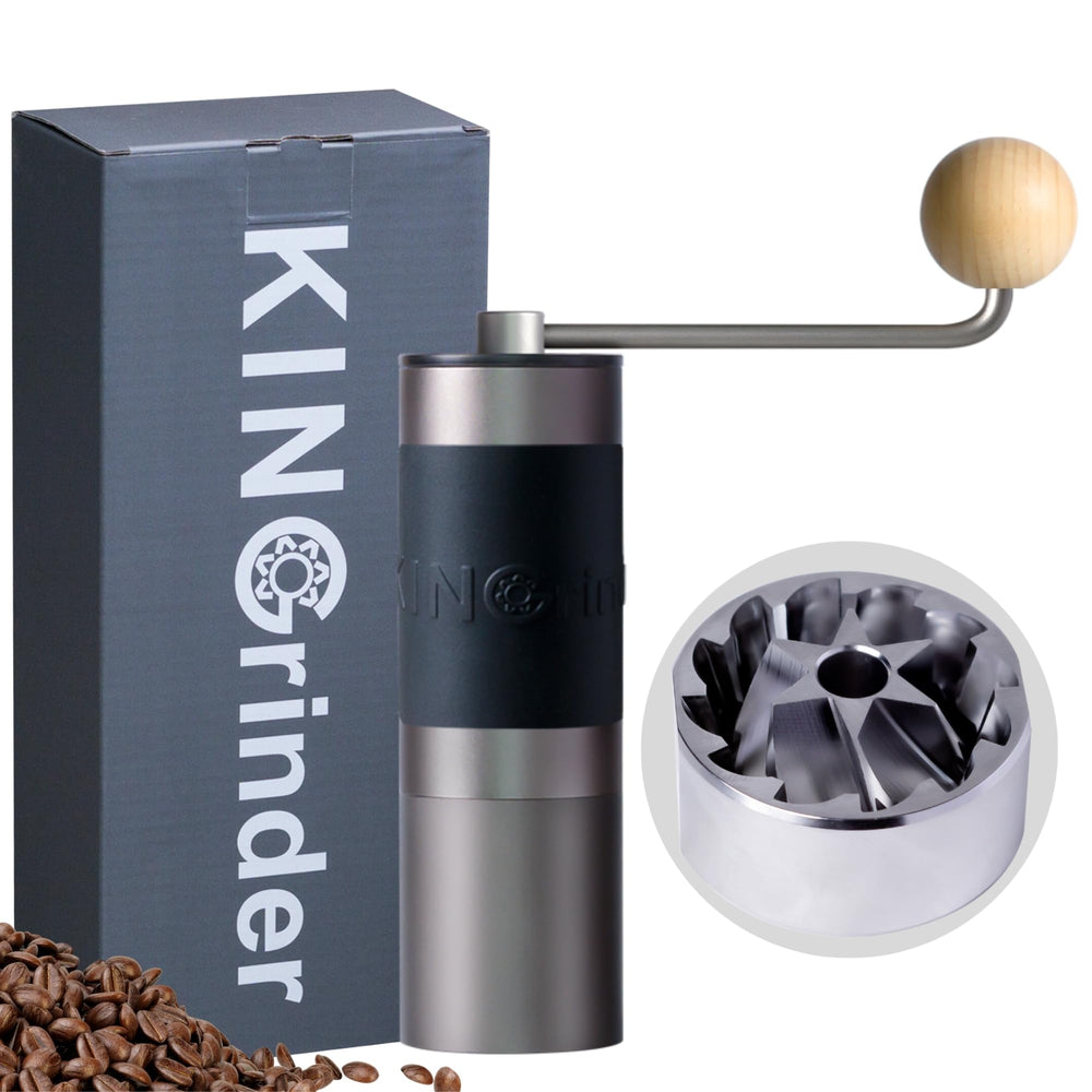 KINGrinder K1 face avant montrant le design métallique et solidité