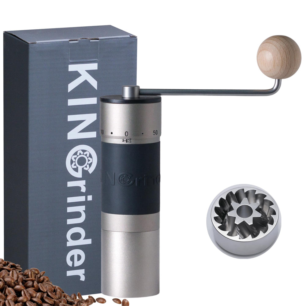 KINGrinder K6 vue avant tout-métal montrant durabilité et design