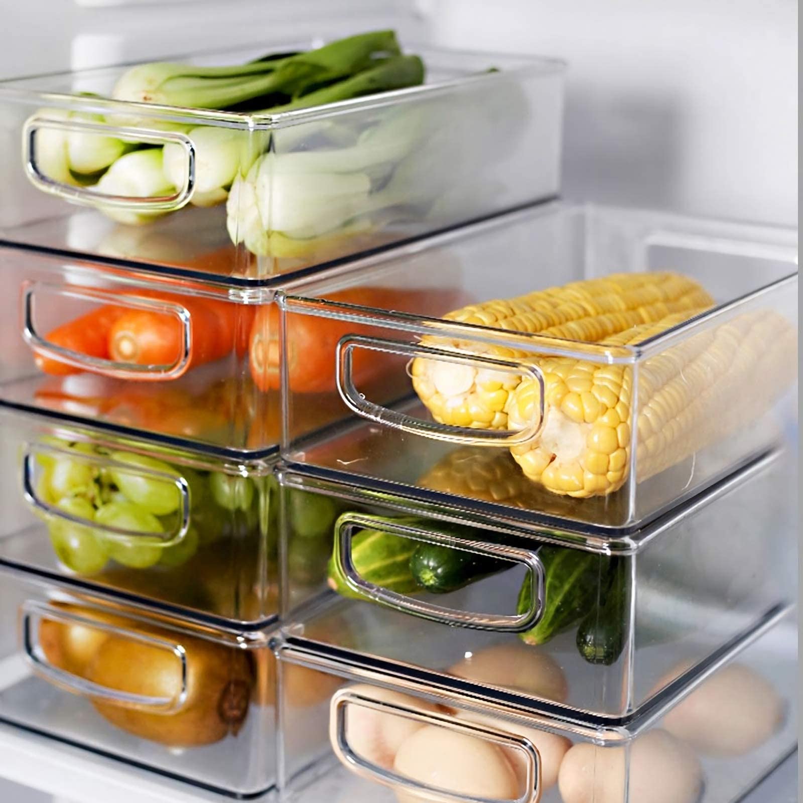 Kingrol boîte dans réfrigérateur illustrant rangement organisé et accès rapide