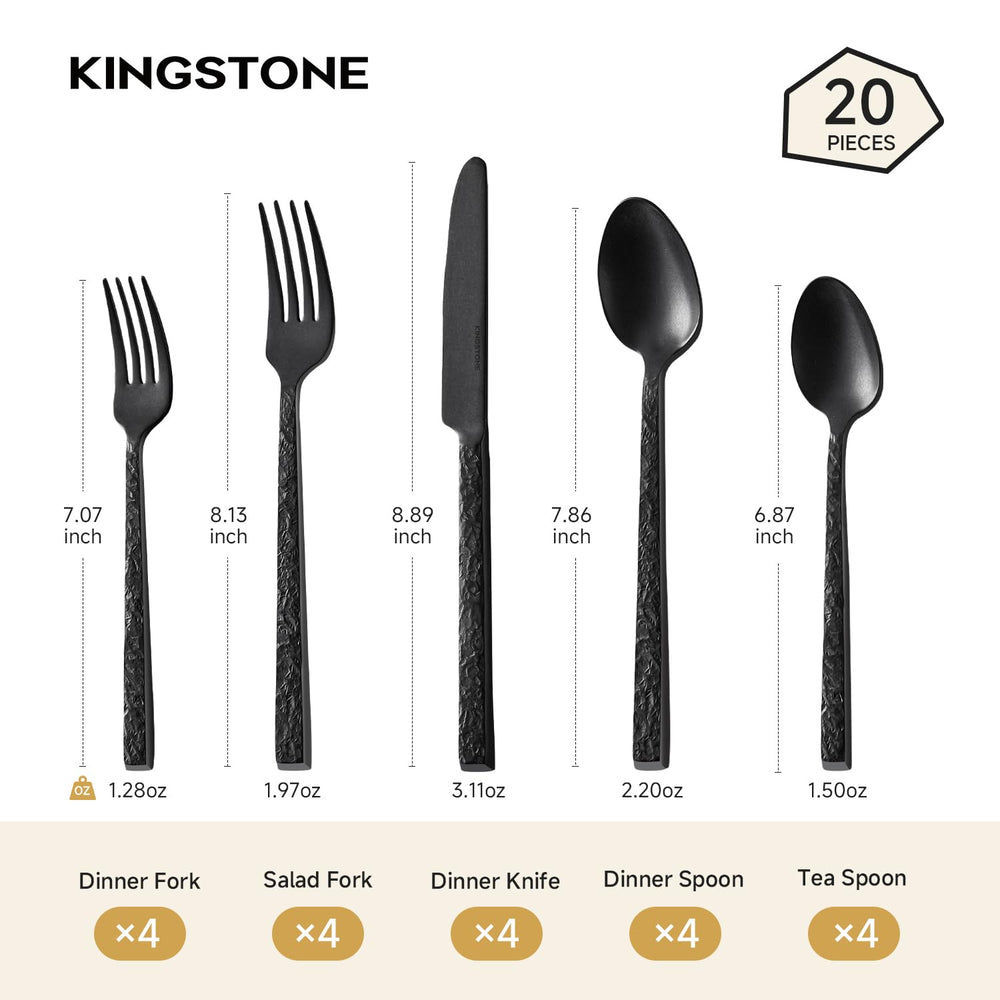 KINGSTONE couteau détail lame et poignée pour coupe précise