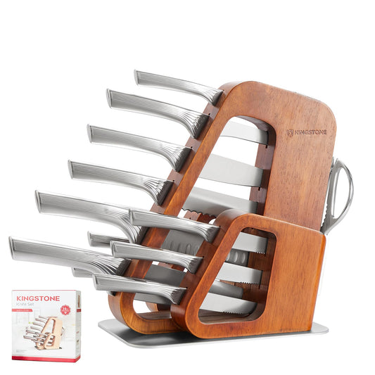 KINGSTONE ensemble face avant montrant le coffret et design noyer