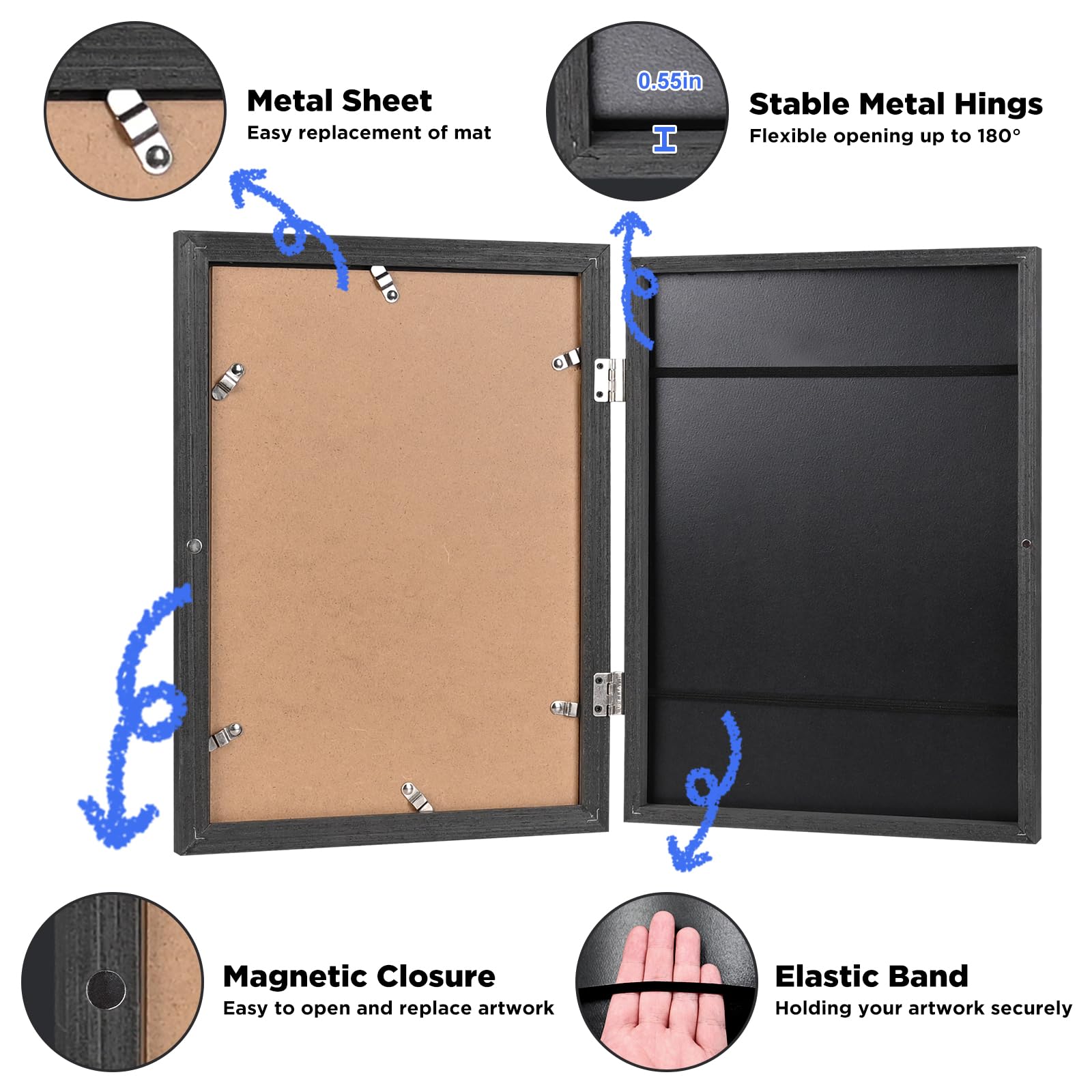 KINLINK plexiglas transparent offrant visibilité nette et protection