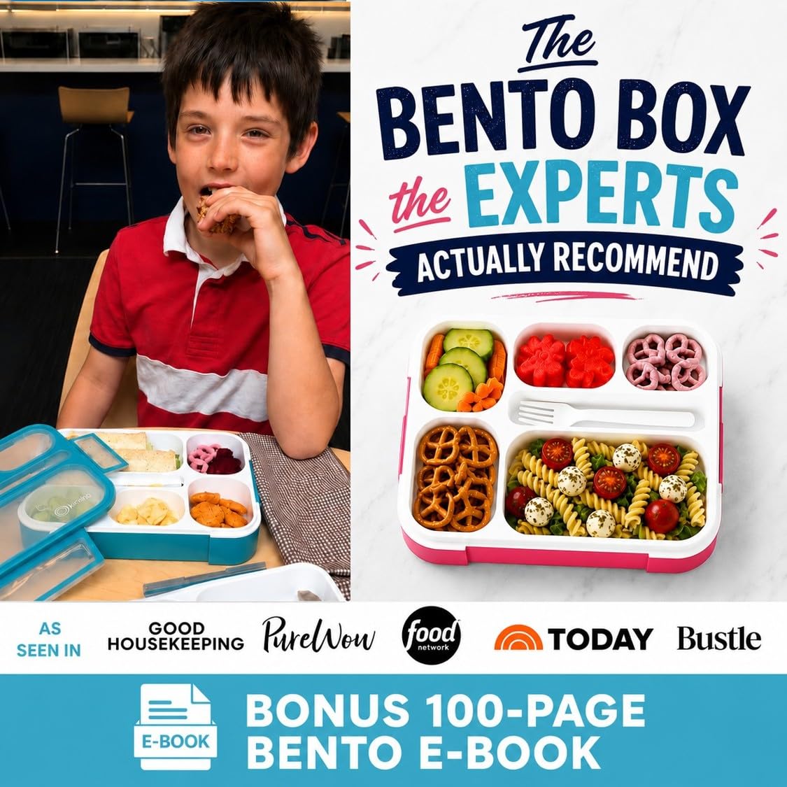 kinsho bento utilisé à l'école illustrant repas équilibré et praticité
