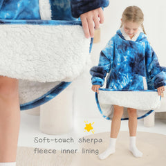 Kipswiza capuche oversize montrant sherpa doux et protection