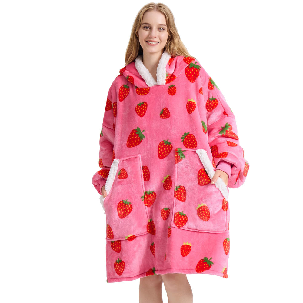 Kipswiza face avant rose fraise montrant coupe oversize et confort