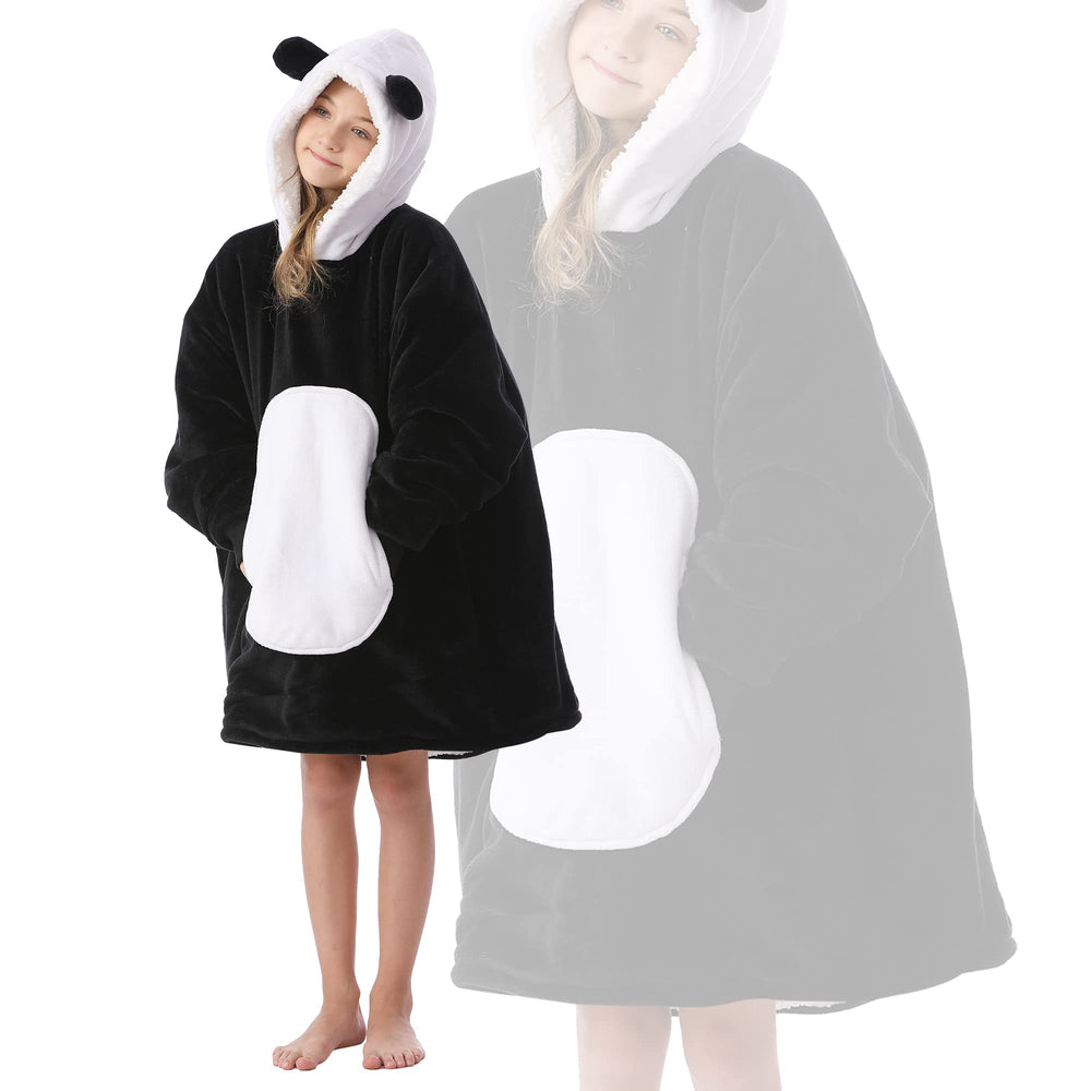 Kipswiza panda enfant assis profitant chaleur et liberté de mouvement